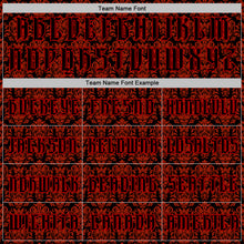 Load image into Gallery viewer, Custom Black Red 3D Skull Gothic Vintage Sports Pullover Sweatshirt Hoodie