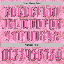 Загрузить изображение в средство просмотра галереи, Custom Pink White-Black 3D Skull Roses Gothic Vintage Sports Pullover Sweatshirt Hoodie