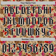 Загрузить изображение в средство просмотра галереи, Custom Brown Black-White 3D Skull Roses Gothic Floral Vintage Sports Pullover Sweatshirt Hoodie