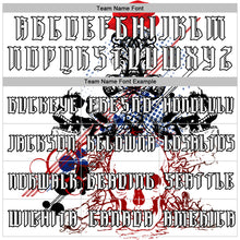 Загрузить изображение в средство просмотра галереи, Custom White Black 3D Skull Roses Gothic Sports Pullover Sweatshirt Hoodie