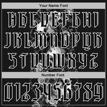 Загрузить изображение в средство просмотра галереи, Custom Black White 3D Skull Roses Gothic Vintage Grunge Art Sports Pullover Sweatshirt Hoodie