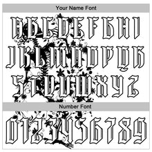 Загрузить изображение в средство просмотра галереи, Custom White Black 3D Skull Gothic Floral Sports Pullover Sweatshirt Hoodie