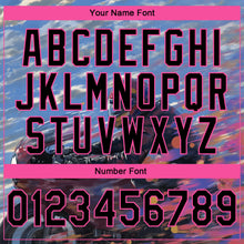 Laden Sie das Bild in den Galerie-Viewer, Custom Stitched Blue Black-Pink 3D Pattern Design Motorcycle Motocross Racing Sports Pullover Sweatshirt Hoodie