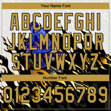 Laden Sie das Bild in den Galerie-Viewer, Custom Stitched White Old Gold-Black 3D Pattern Design Flame Motorcycle Motocross Racing Sports Pullover Sweatshirt Hoodie