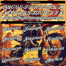 Laden Sie das Bild in den Galerie-Viewer, Custom Stitched Yellow White-Black 3D Pattern Design Motorcycle Motocross Racing Sports Pullover Sweatshirt Hoodie