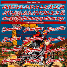 Laden Sie das Bild in den Galerie-Viewer, Custom Stitched Blue Red-White 3D Pattern Design Motorcycle Motocross Racing Sports Pullover Sweatshirt Hoodie