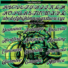 Laden Sie das Bild in den Galerie-Viewer, Custom Stitched Green Black-White 3D Pattern Design Motorcycle Motocross Skull Racing Sports Pullover Sweatshirt Hoodie