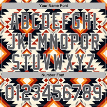 Laden Sie das Bild in den Galerie-Viewer, Custom Stitched Cream Steel Gray-White 3D Pattern Design Tribal Ethnic Native American Sports Pullover Sweatshirt Hoodie