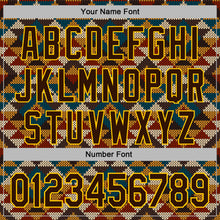 Load image into Gallery viewer, Custom Stitched Black Brown-Yellow 3D Pattern Design Tribal Ethnic Native American Sports Pullover Sweatshirt Hoodie
