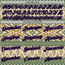 Laden Sie das Bild in den Galerie-Viewer, Custom Stitched City Cream Black-Purple 3D Pattern Design Tribal Ethnic Native American Sports Pullover Sweatshirt Hoodie