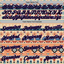 Laden Sie das Bild in den Galerie-Viewer, Custom Stitched City Cream Black-Purple 3D Pattern Design Tribal Ethnic Native American Sports Pullover Sweatshirt Hoodie