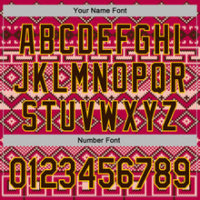 Загрузить изображение в средство просмотра галереи, Custom Stitched Red Brown-Yellow 3D Pattern Design Tribal Ethnic Native American Sports Pullover Sweatshirt Hoodie