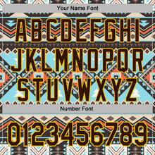 Load image into Gallery viewer, Custom Stitched Black Brown-Yellow 3D Pattern Design Tribal Ethnic Native American Sports Pullover Sweatshirt Hoodie