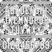 Laden Sie das Bild in den Galerie-Viewer, Custom Stitched White Steel Gray 3D Pattern Design Tribal Ethnic Native American Sports Pullover Sweatshirt Hoodie