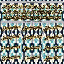 Laden Sie das Bild in den Galerie-Viewer, Custom Stitched Cream Navy-Gold 3D Pattern Design Tribal Ethnic Native American Sports Pullover Sweatshirt Hoodie