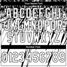 Laden Sie das Bild in den Galerie-Viewer, Custom Stitched White Black 3D Pattern Design Splash Grunge Art Sports Pullover Sweatshirt Hoodie