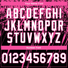 Laden Sie das Bild in den Galerie-Viewer, Custom Stitched Black White-Pink 3D Pattern Design Splash Grunge Art Sports Pullover Sweatshirt Hoodie