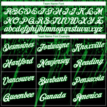 Laden Sie das Bild in den Galerie-Viewer, Custom Stitched Black White-Grass Green 3D Pattern Design Splash Grunge Art Sports Pullover Sweatshirt Hoodie