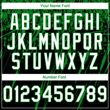 Laden Sie das Bild in den Galerie-Viewer, Custom Stitched Black White-Grass Green 3D Pattern Design Splash Grunge Art Sports Pullover Sweatshirt Hoodie