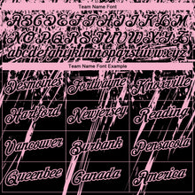 Загрузить изображение в средство просмотра галереи, Custom Stitched Black Light Pink 3D Pattern Design Splash Grunge Art Sports Pullover Sweatshirt Hoodie