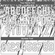 Laden Sie das Bild in den Galerie-Viewer, Custom Stitched White Steel Gray 3D Pattern Design Splash Grunge Art Sports Pullover Sweatshirt Hoodie