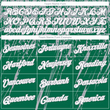 Загрузить изображение в средство просмотра галереи, Custom Stitched Kelly Green White-Gray 3D Pattern Design Splash Grunge Art Sports Pullover Sweatshirt Hoodie