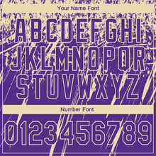 Загрузить изображение в средство просмотра галереи, Custom Stitched Purple Cream 3D Pattern Design Splash Grunge Art Sports Pullover Sweatshirt Hoodie