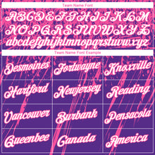 Load image into Gallery viewer, Custom Stitched Purple White-Pink 3D Pattern Design Splash Grunge Art Sports Pullover Sweatshirt Hoodie