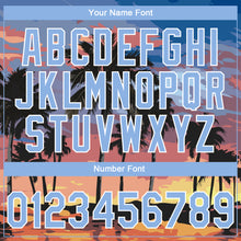 Загрузить изображение в средство просмотра галереи, Custom Stitched Blue Light Blue-White 3D Hawaii Palm Trees Sports Pullover Sweatshirt Hoodie