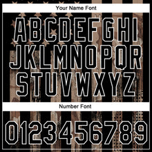 Load image into Gallery viewer, Custom Stitched Black Camo-White 3D American Flag Sports Pullover Sweatshirt Hoodie