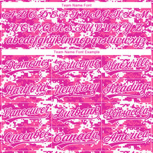 Laden Sie das Bild in den Galerie-Viewer, Custom Stitched Camo Deep Pink-White 3D Sports Pullover Sweatshirt Salute To Service Hoodie