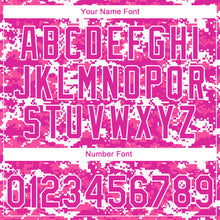 Laden Sie das Bild in den Galerie-Viewer, Custom Stitched Camo Deep Pink-White 3D Sports Pullover Sweatshirt Salute To Service Hoodie