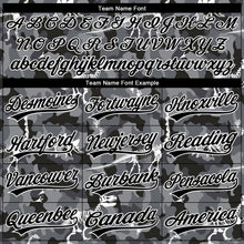 Laden Sie das Bild in den Galerie-Viewer, Custom Stitched Camo Black-White 3D Dinosaur Sports Pullover Sweatshirt Salute To Service Hoodie