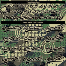 Laden Sie das Bild in den Galerie-Viewer, Custom Stitched Camo Black-Cream 3D Dots And Geometric Figures Sports Pullover Sweatshirt Salute To Service Hoodie