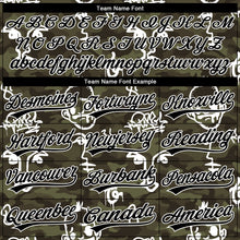 Laden Sie das Bild in den Galerie-Viewer, Custom Stitched Camo Black-White 3D Hand Painted Face Sports Pullover Sweatshirt Salute To Service Hoodie