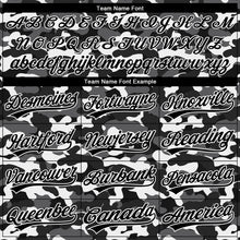 Laden Sie das Bild in den Galerie-Viewer, Custom Stitched Camo Black-White 3D Sports Pullover Sweatshirt Salute To Service Hoodie