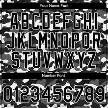 Laden Sie das Bild in den Galerie-Viewer, Custom Stitched Camo Black-White 3D Sports Pullover Sweatshirt Salute To Service Hoodie