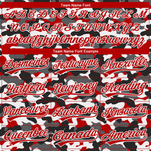 Laden Sie das Bild in den Galerie-Viewer, Custom Stitched Camo Red-White 3D Sports Pullover Sweatshirt Salute To Service Hoodie