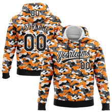 Laden Sie das Bild in den Galerie-Viewer, Custom Stitched Camo Black-White 3D Sports Pullover Sweatshirt Salute To Service Hoodie