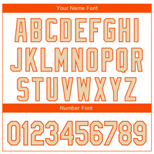 Load image into Gallery viewer, Custom White City Cream-Orange 3D Skull Heart Sports Pullover Sweatshirt Hoodie