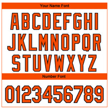 Загрузить изображение в средство просмотра галереи, Custom White Orange-Black 3D Skull Calavera Day Of The Dead Dia de los Muertos Sports Pullover Sweatshirt Hoodie