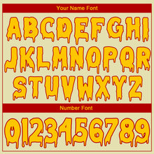 Загрузить изображение в средство просмотра галереи, Custom Yellow Red 3D Skull Basketball Player Sports Pullover Sweatshirt Hoodie