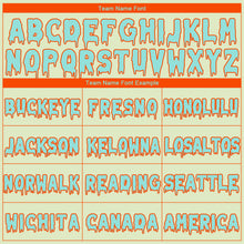 Load image into Gallery viewer, Custom Green Ice Blue-Orange 3D Skull Hell Sports Pullover Sweatshirt Hoodie