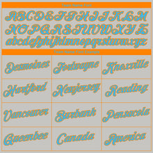 Load image into Gallery viewer, Custom Gray Sky Blue-Bay Orange 3D Skull Statue Of Liberty Sports Pullover Sweatshirt Hoodie