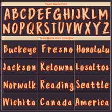 Load image into Gallery viewer, Custom Navy City Cream-Orange 3D Skull Sports Pullover Sweatshirt Hoodie