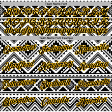 Загрузить изображение в средство просмотра галереи, Custom Stitched White Black-Gold 3D Mexico Aztec Pattern Sports Pullover Sweatshirt Hoodie