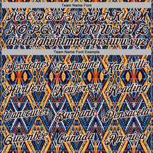 Загрузить изображение в средство просмотра галереи, Custom Stitched Black Brown Blue Orange-White 3D Mexico Aztec Pattern Sports Pullover Sweatshirt Hoodie