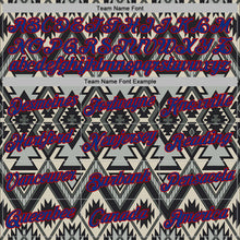 Загрузить изображение в средство просмотра галереи, Custom Stitched Black Royal Gray-Red 3D Mexico Aztec Pattern Sports Pullover Sweatshirt Hoodie