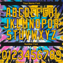 Загрузить изображение в средство просмотра галереи, Custom Stitched Tie Dye Gold-Black 3D Sports Pullover Sweatshirt Hoodie