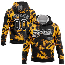 Загрузить изображение в средство просмотра галереи, Custom Stitched Tie Dye Black-White 3D Sports Pullover Sweatshirt Hoodie